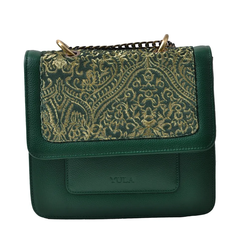 1918 Nelia Medium Shoulder Bag - Green