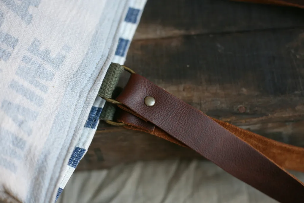 1950's era Farm Feedsack Tote Bag - SOLD