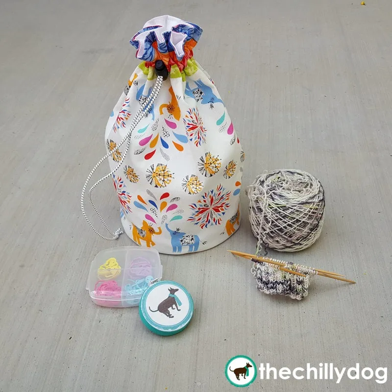 2 Skein Sock Bag: Sewing Pattern PDF