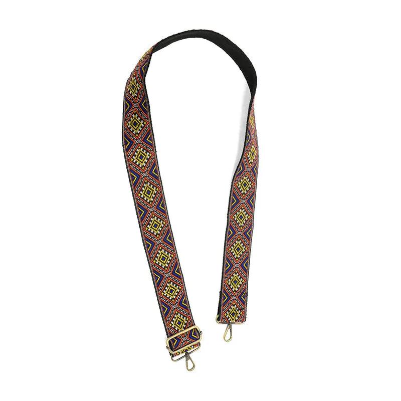 2" Multi Retro Diamond Guitar Strap
