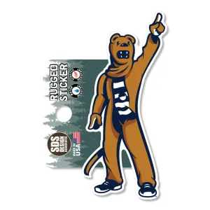 4" Lion Mascot Rugged Sticker