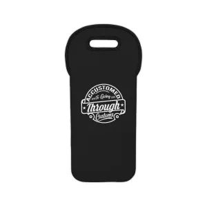 Accustomed To Going Through Customs Wine Tote Bag