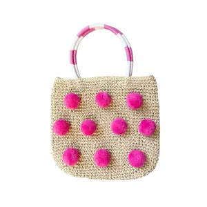 ACORN VIENNA POM POM  CROCHET BAG