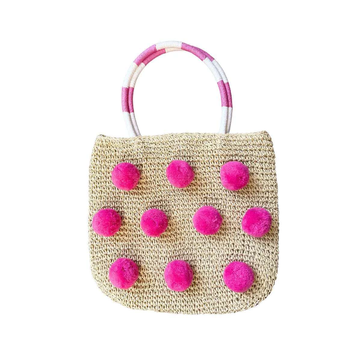 ACORN VIENNA POM POM  CROCHET BAG