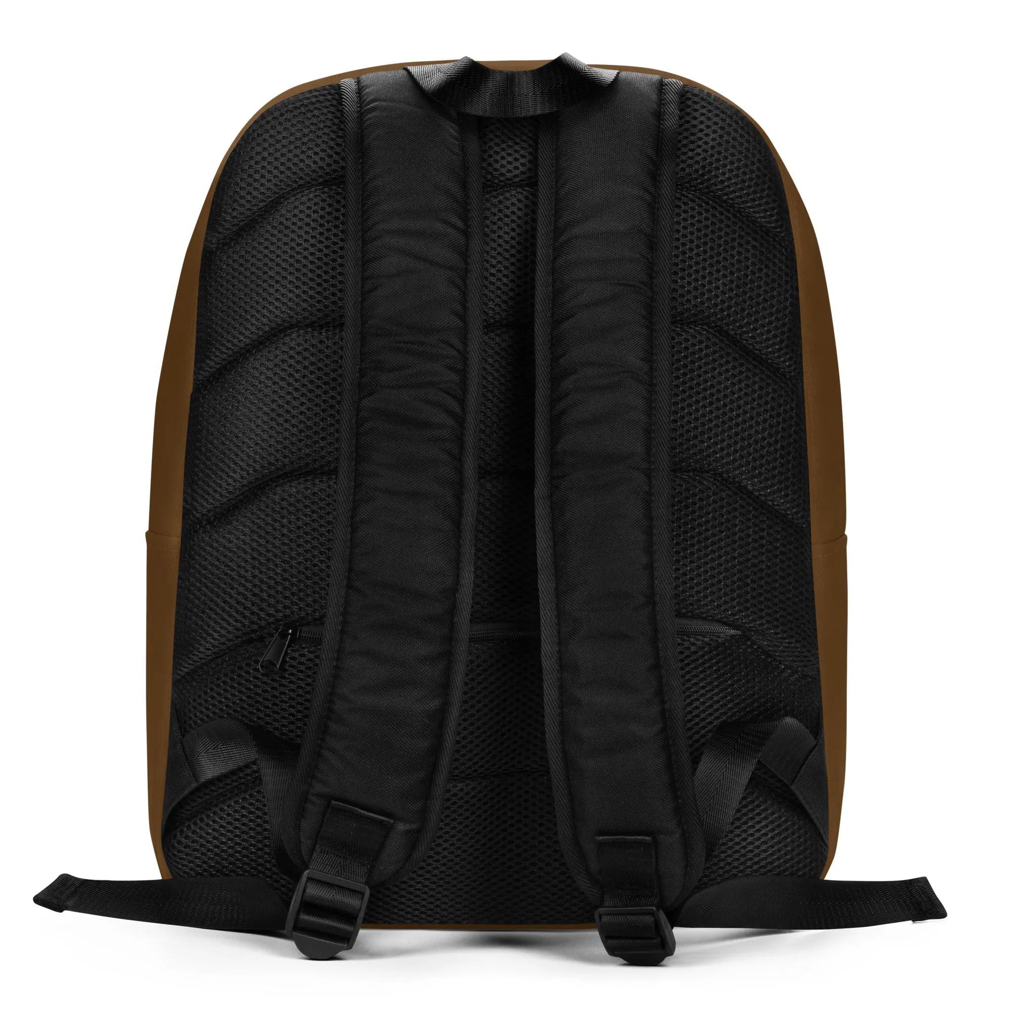 Airfros And Babyhairs Brown Minimalist Backpack
