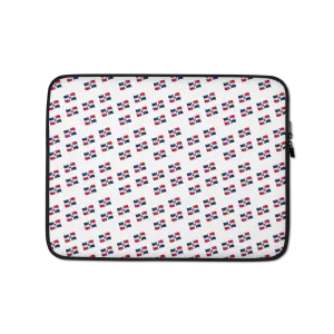 All-Over Emoji República Dominicana Flag Laptop Sleeve