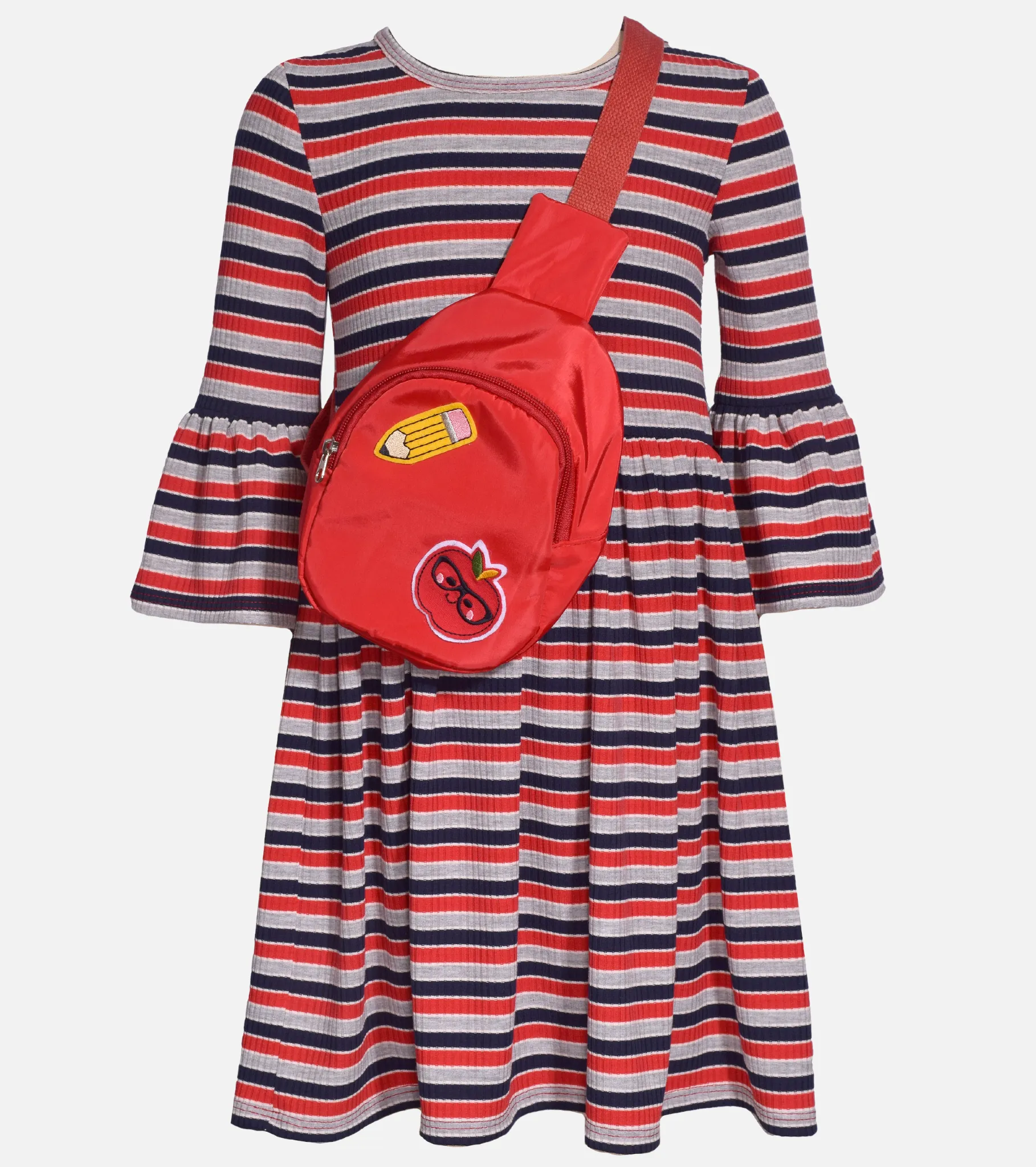 Annie Knit Dress with Crossbody Bag