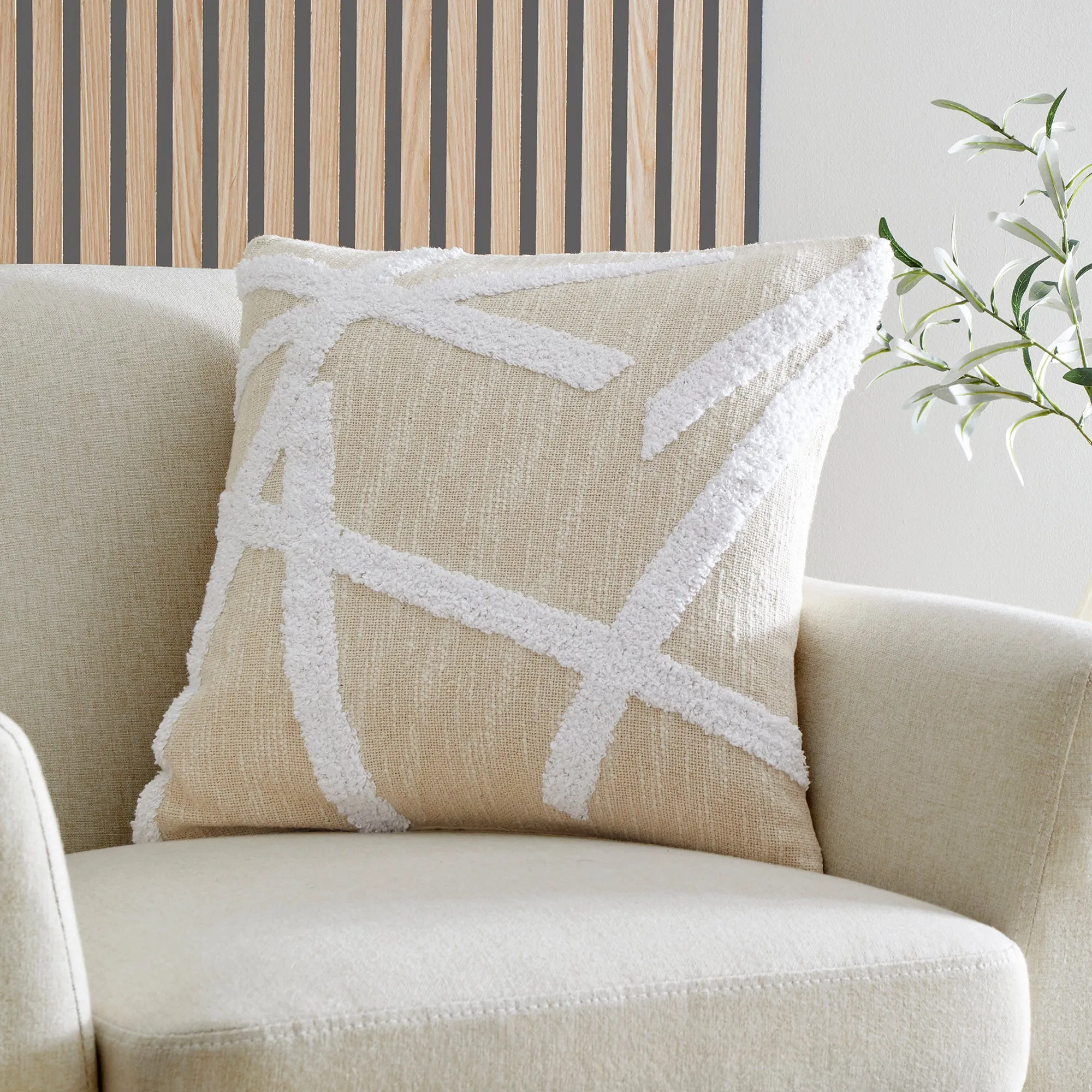 Appletree Loft Otto Cushion - Natural