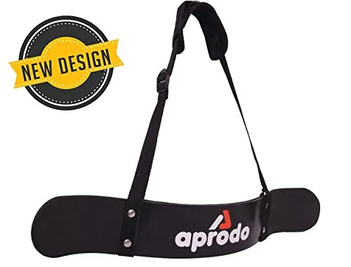 Aprodo Neoprene Padded, Heavy Duty Thick Gauge Arm Blaster, Biceps Muscle Workout for Men & Women, Black