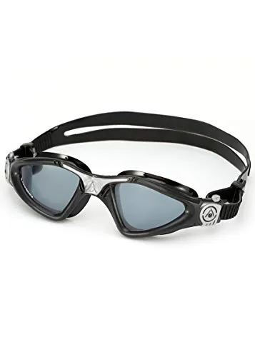 Aqua Sphere Kayenne Swim Goggles with Smoke Lens (Black/Silver)