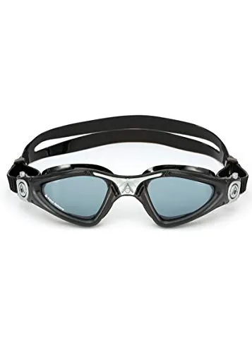 Aqua Sphere Kayenne Swim Goggles with Smoke Lens (Black/Silver)