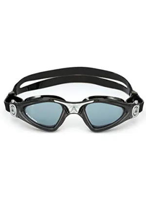 Aqua Sphere Kayenne Swim Goggles with Smoke Lens (Black/Silver)