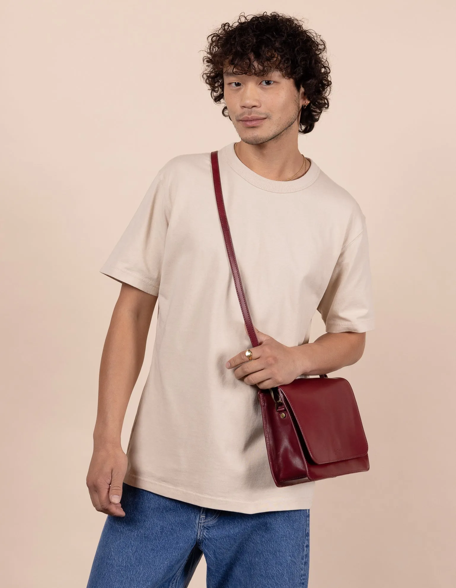 Audrey Checkered | Classic Leather ( Two Straps )