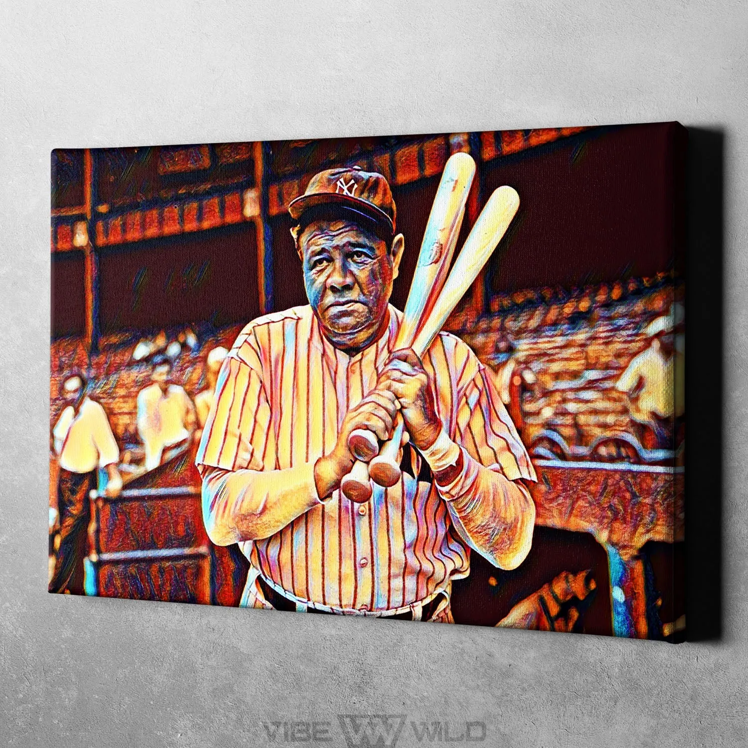 Babe Ruth Canvas Wall Art Print
