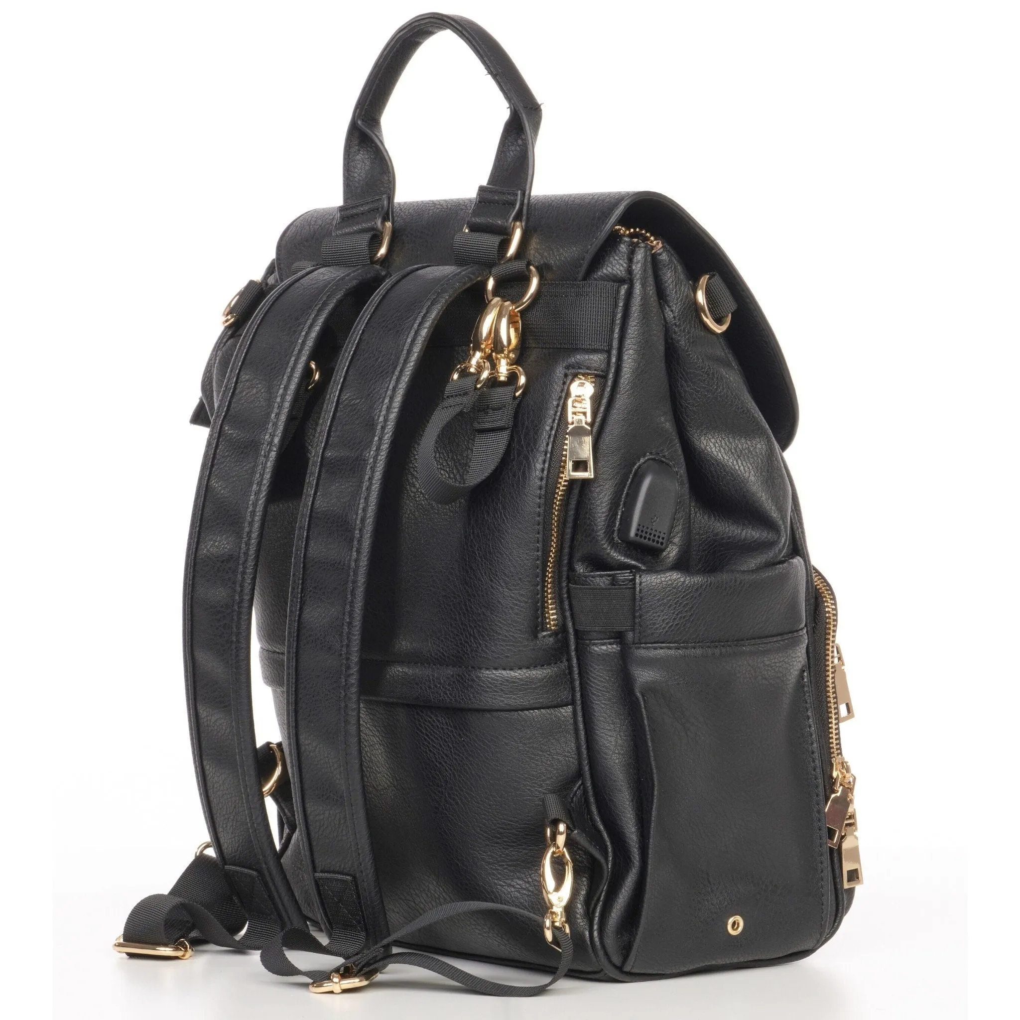 Bailey - Vegan Leather Diaper Bag