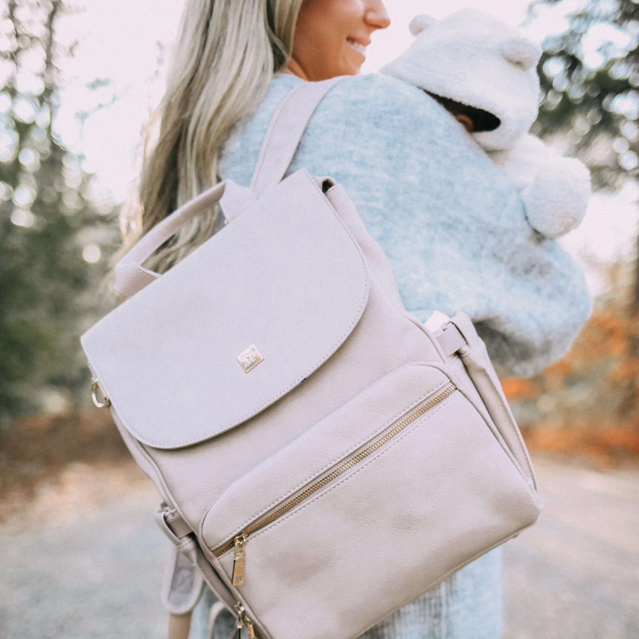 Bailey - Vegan Leather Diaper Bag