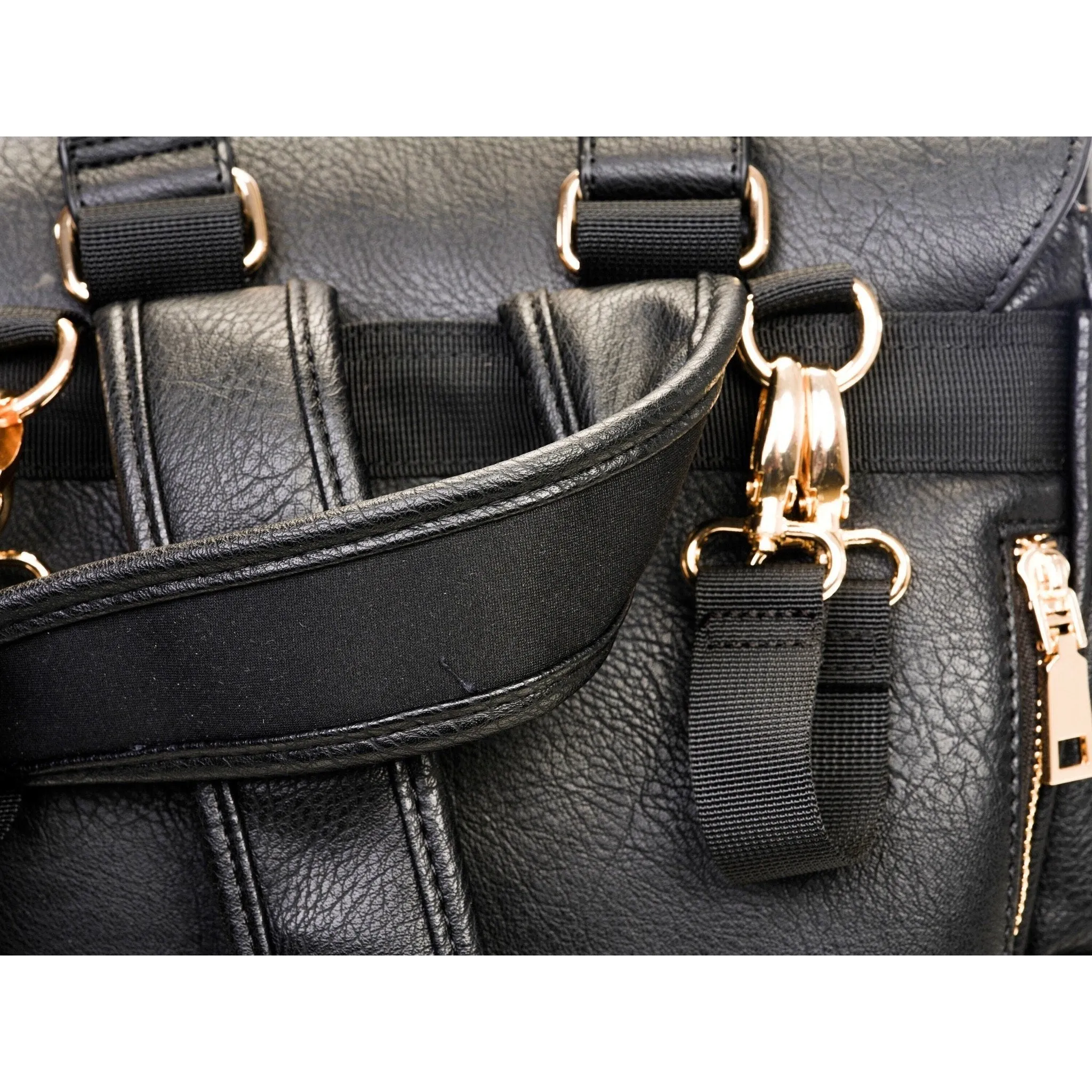 Bailey - Vegan Leather Diaper Bag