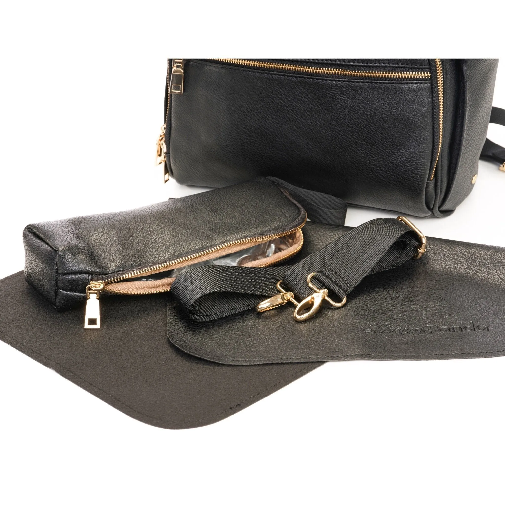 Bailey - Vegan Leather Diaper Bag