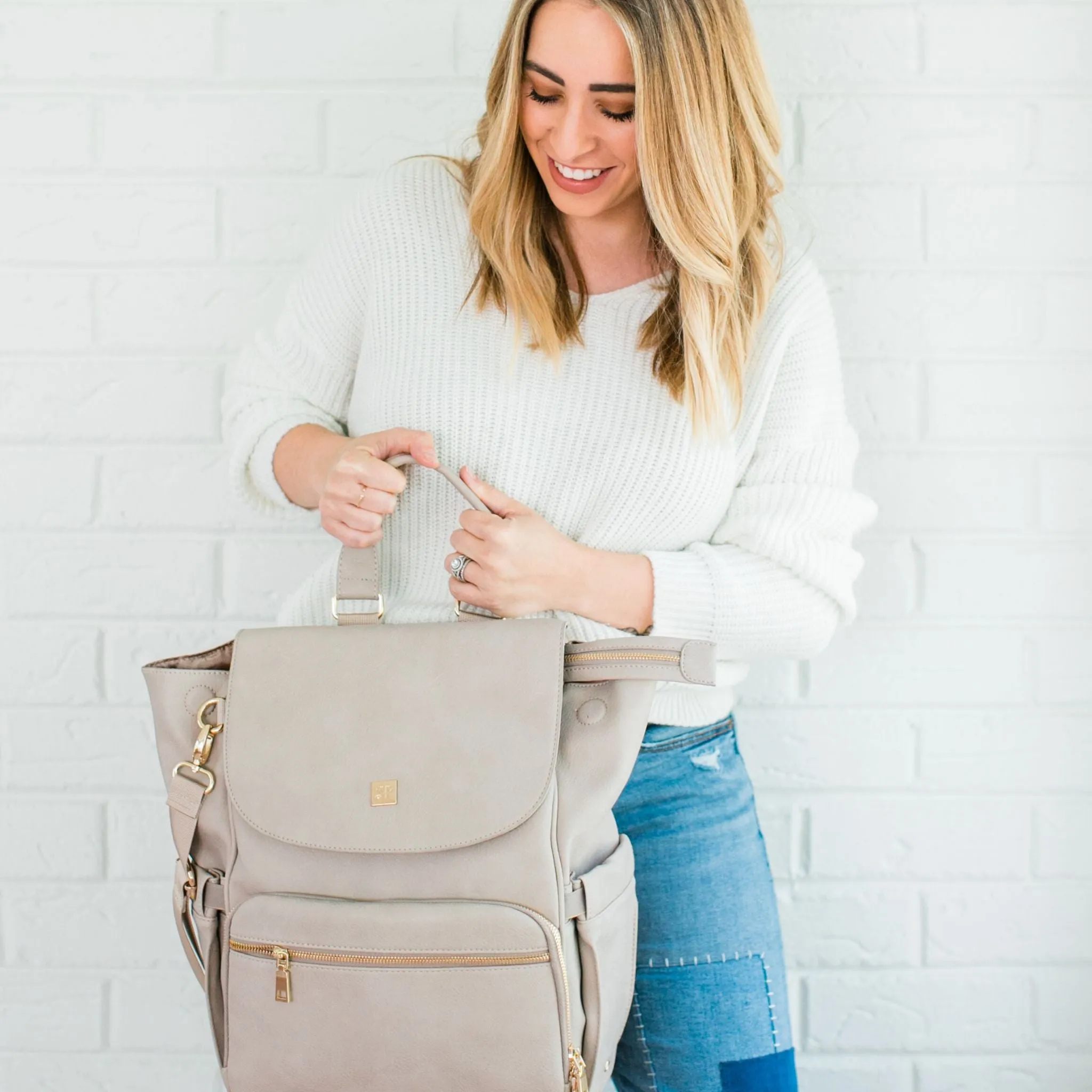Bailey - Vegan Leather Diaper Bag