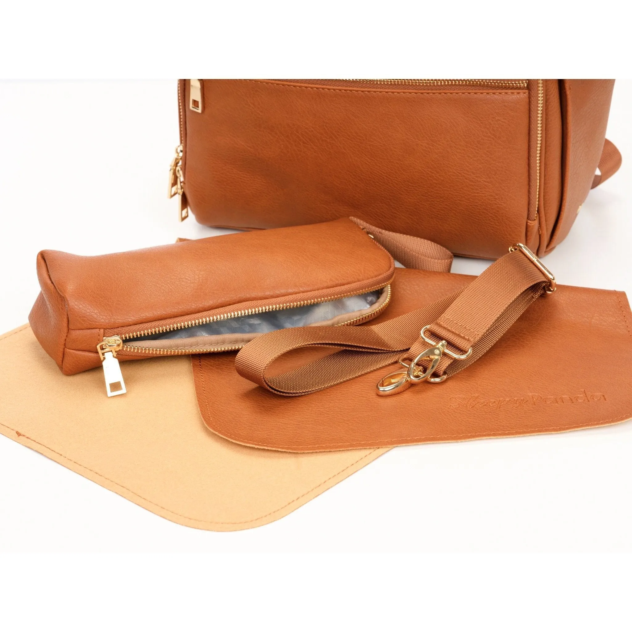 Bailey - Vegan Leather Diaper Bag