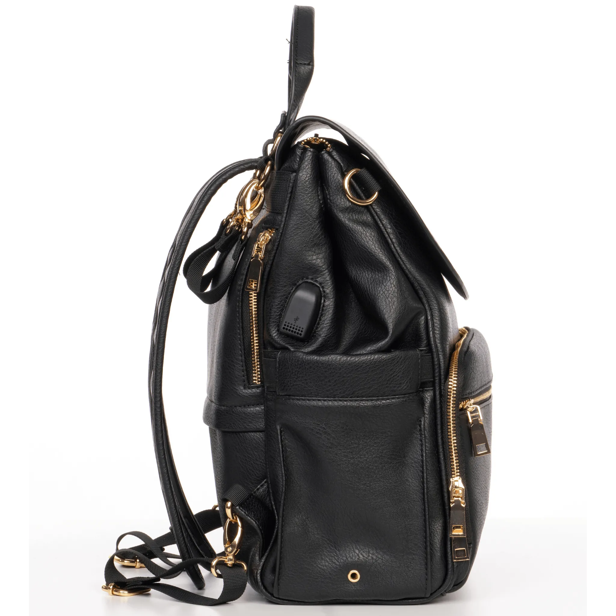 Bailey - Vegan Leather Diaper Bag