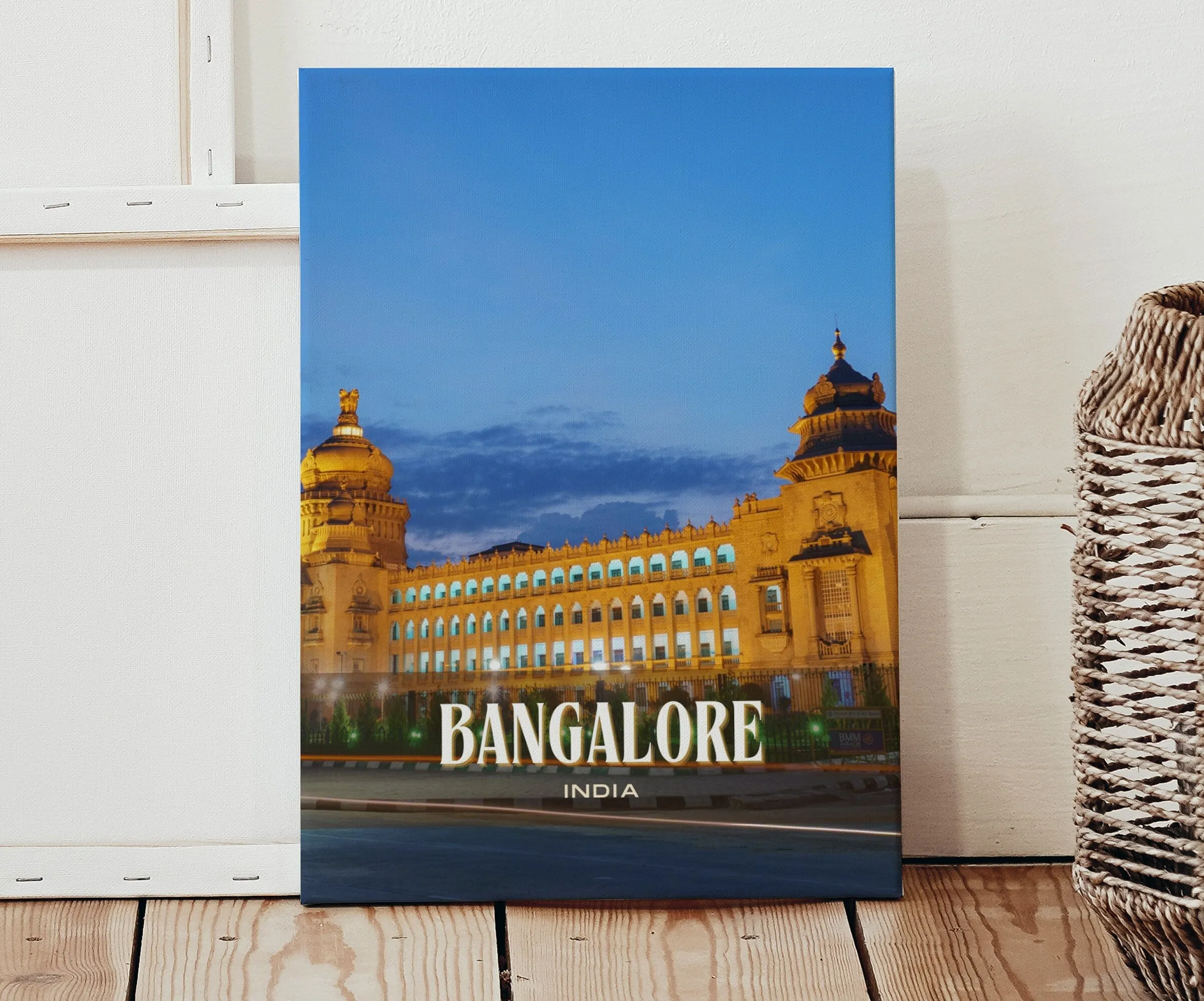 Bangalore Retro Wall Art, India