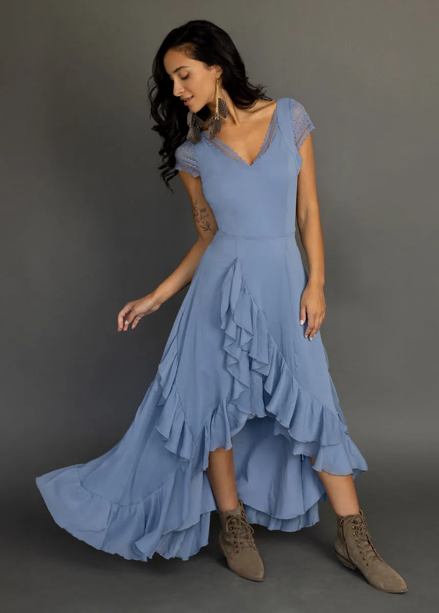 Baylin Dress in Bluestone