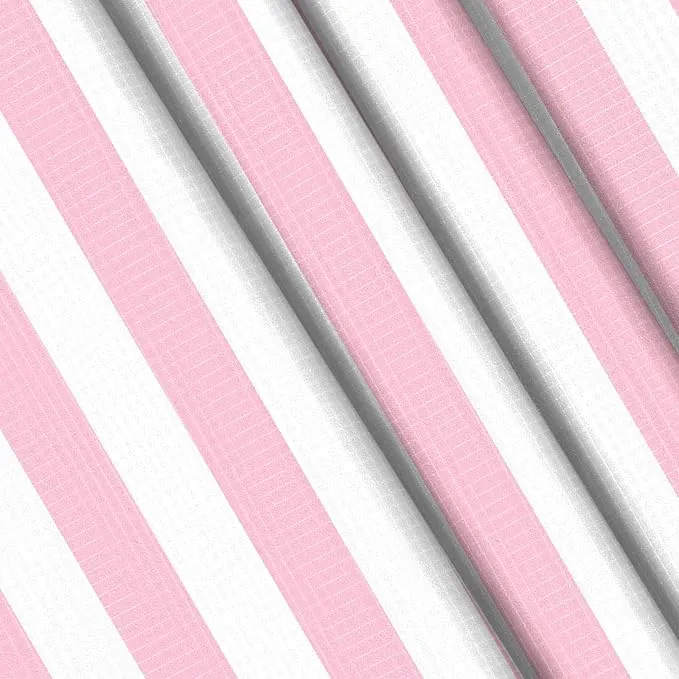 Beach Blanket Sandproof Waterproof, Pink Striped Picnic Blanket Extra Large 9 Ft X 10 Ft for 8 Adults with Stakes and Sand Pocket, Compact Lightweight Sand Free Beach Mat Essential