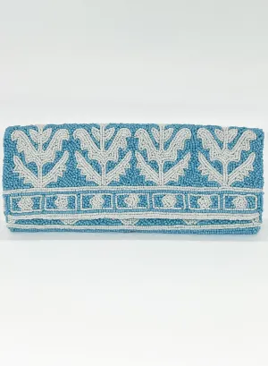 Beaded Clutch- Marigold Sky