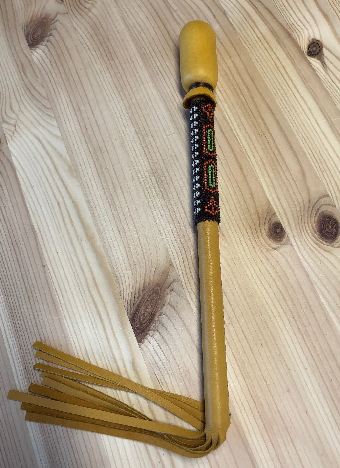 Beaded Drumsticks with Fringe