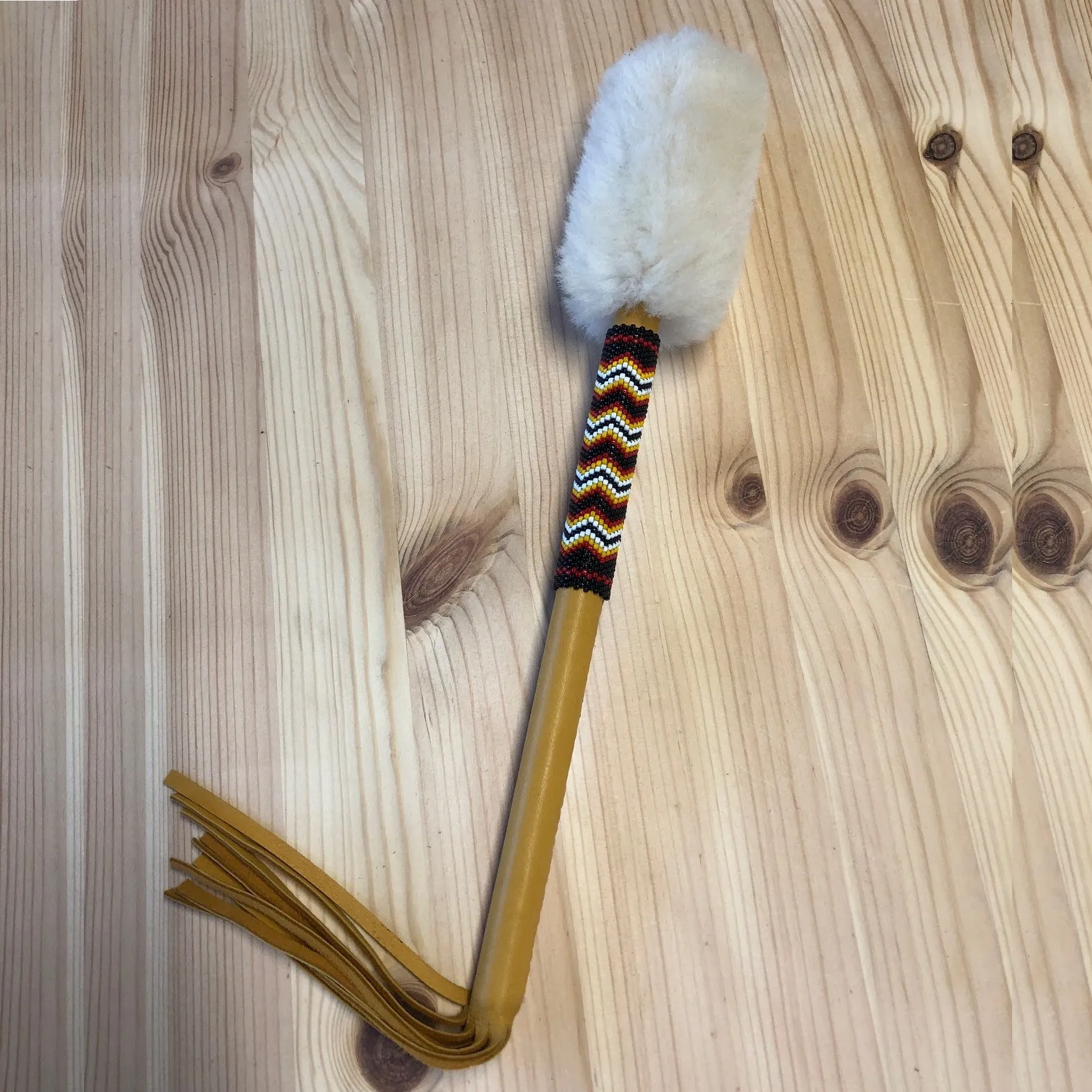 Beaded Drumsticks with Fringe