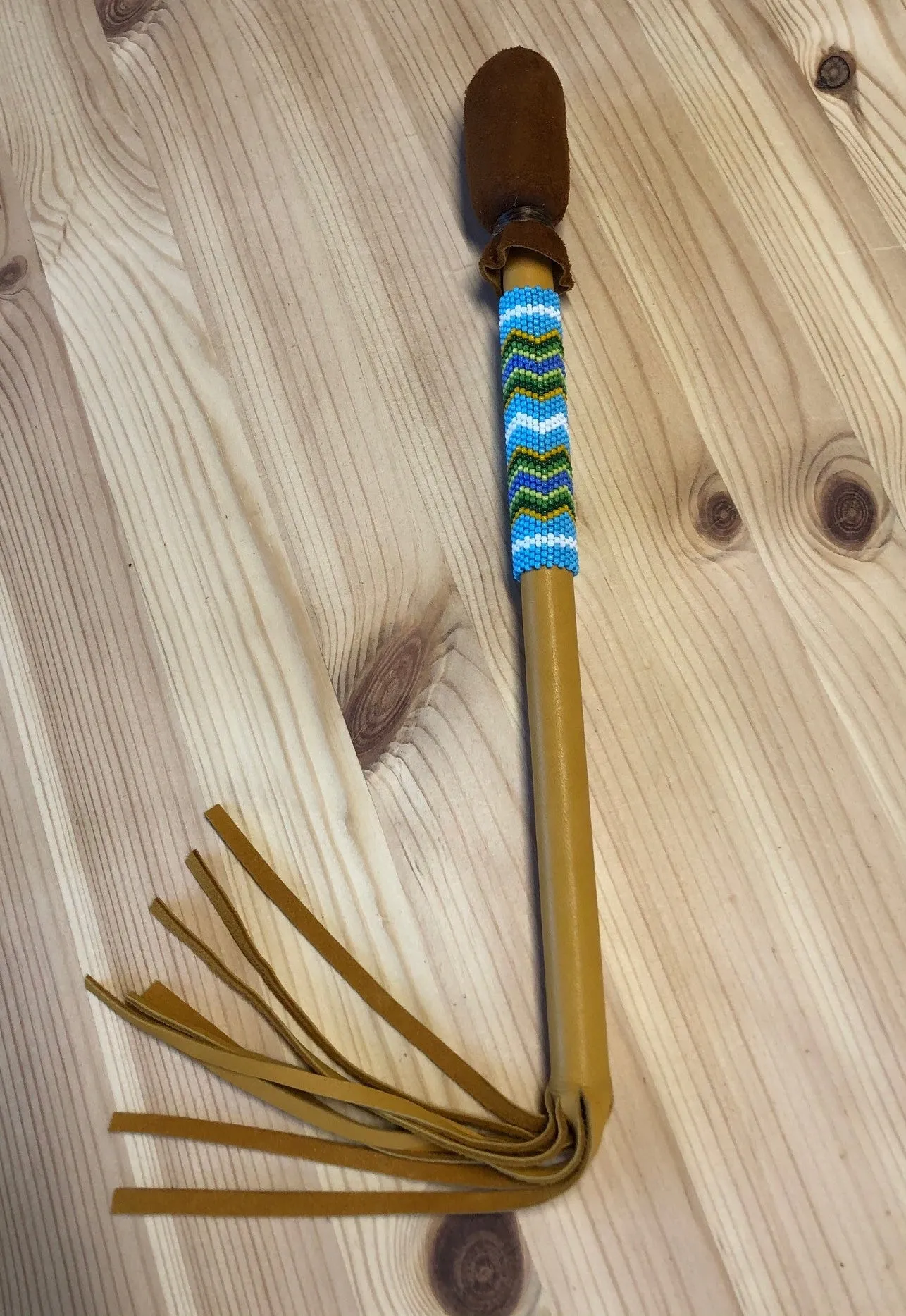 Beaded Drumsticks with Fringe
