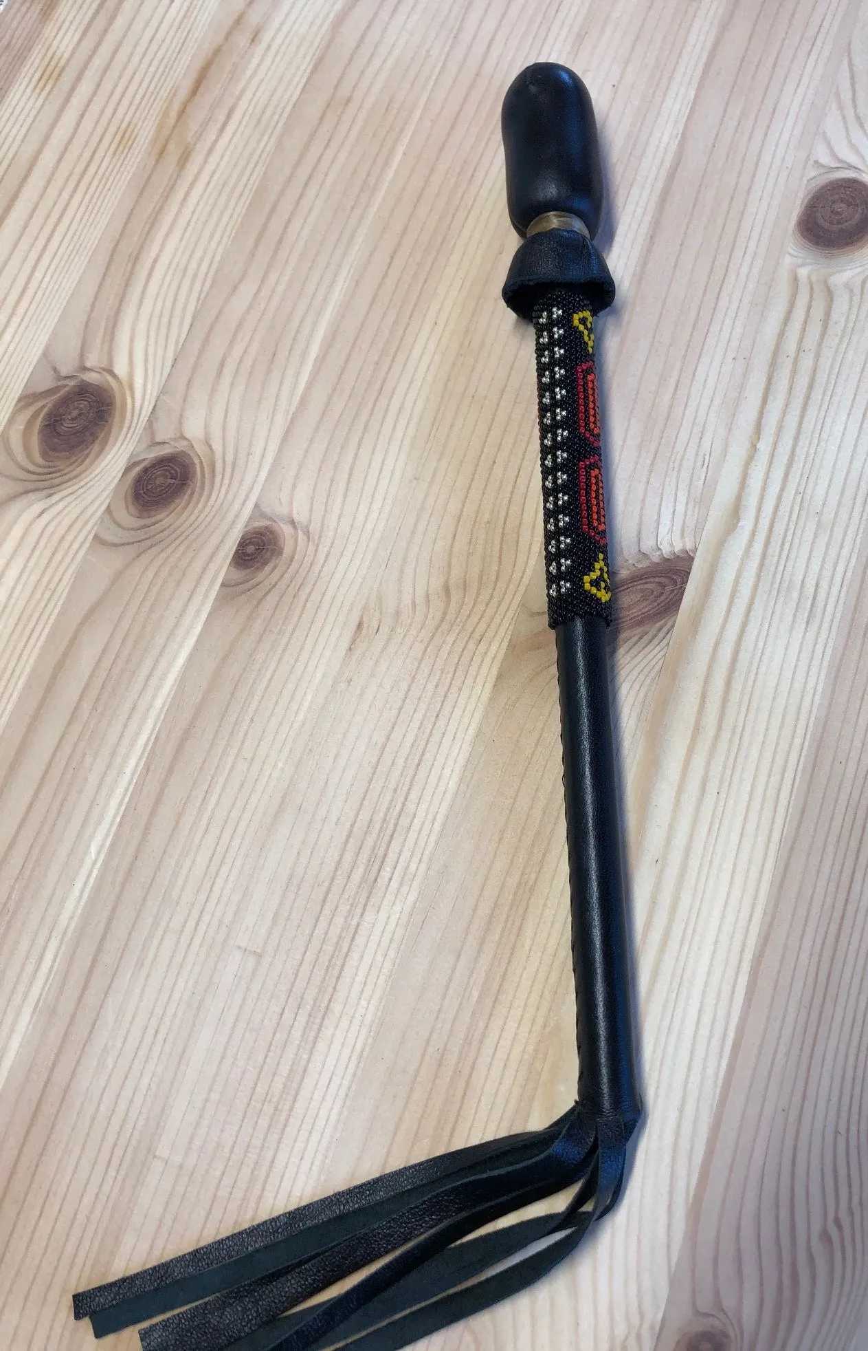Beaded Drumsticks with Fringe