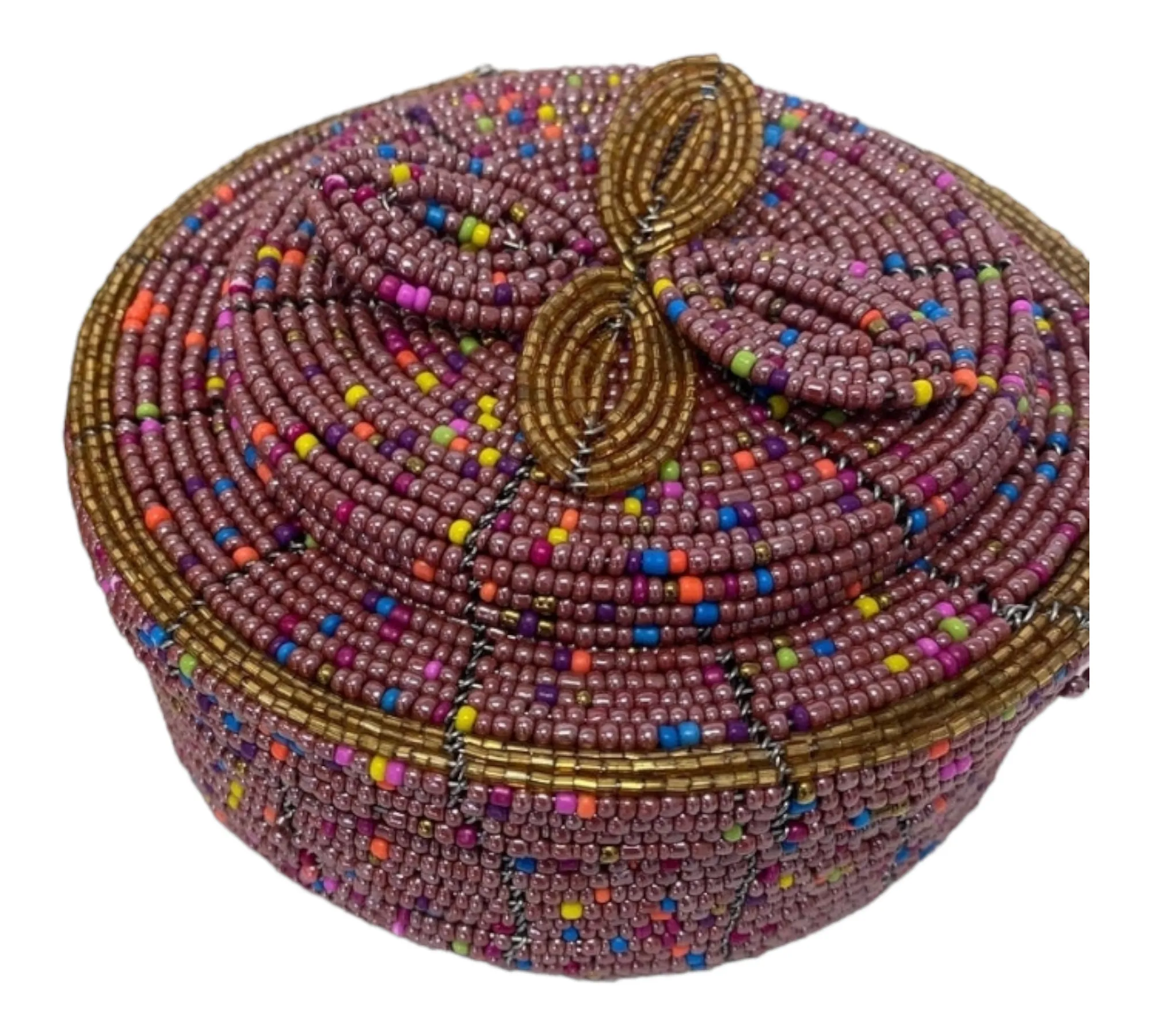 Beaded Keepsake Jewelry Box Pot | Geri's Bluffing Boutique