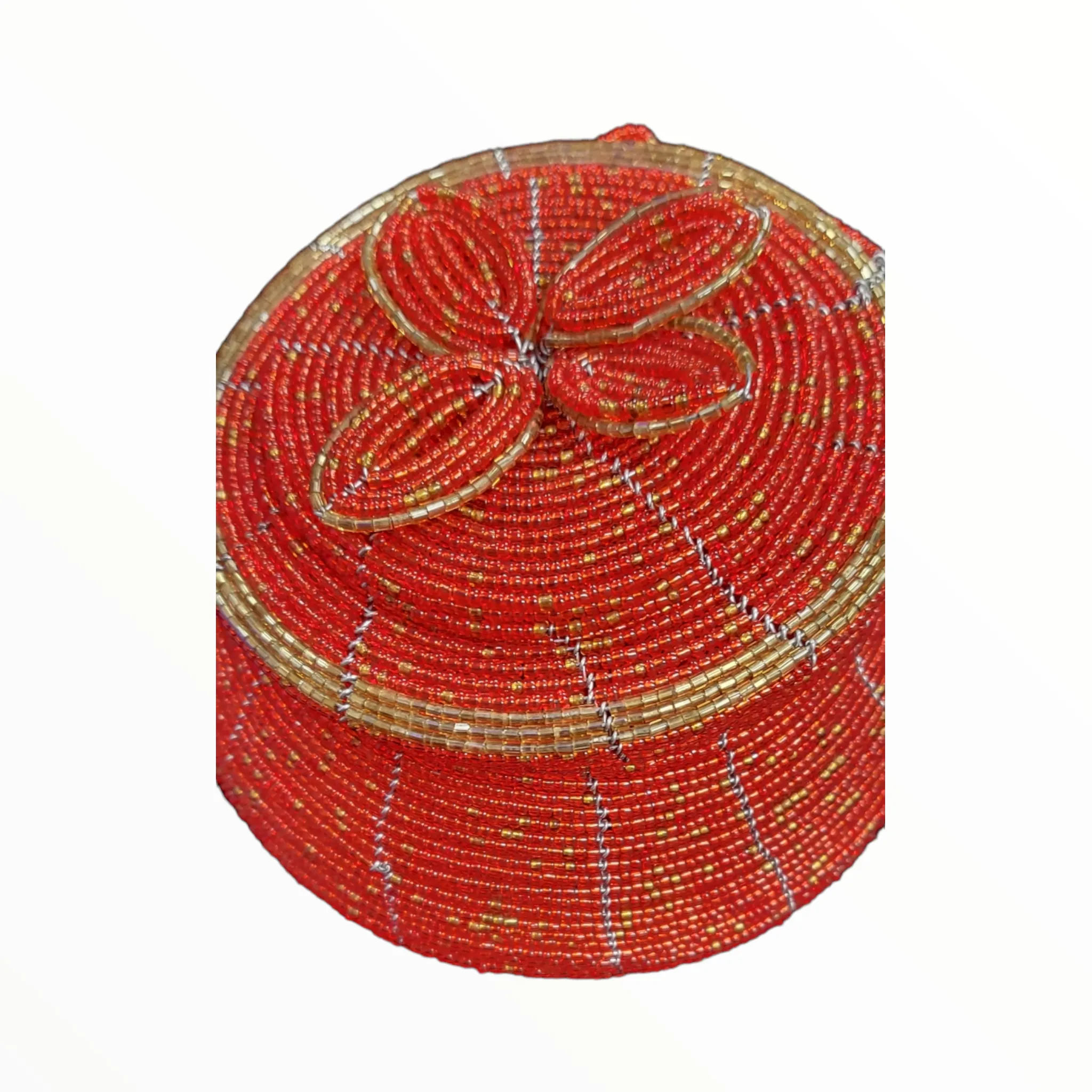 Beaded Keepsake Jewelry Box Pot | Geri's Bluffing Boutique