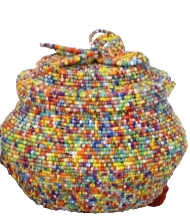 Beaded Keepsake Jewelry Box Pot | Geri's Bluffing Boutique