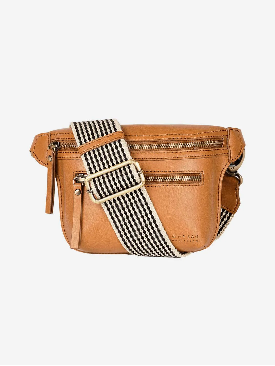 Beck's Apple Leather Vegan Bum Bag | Cognac