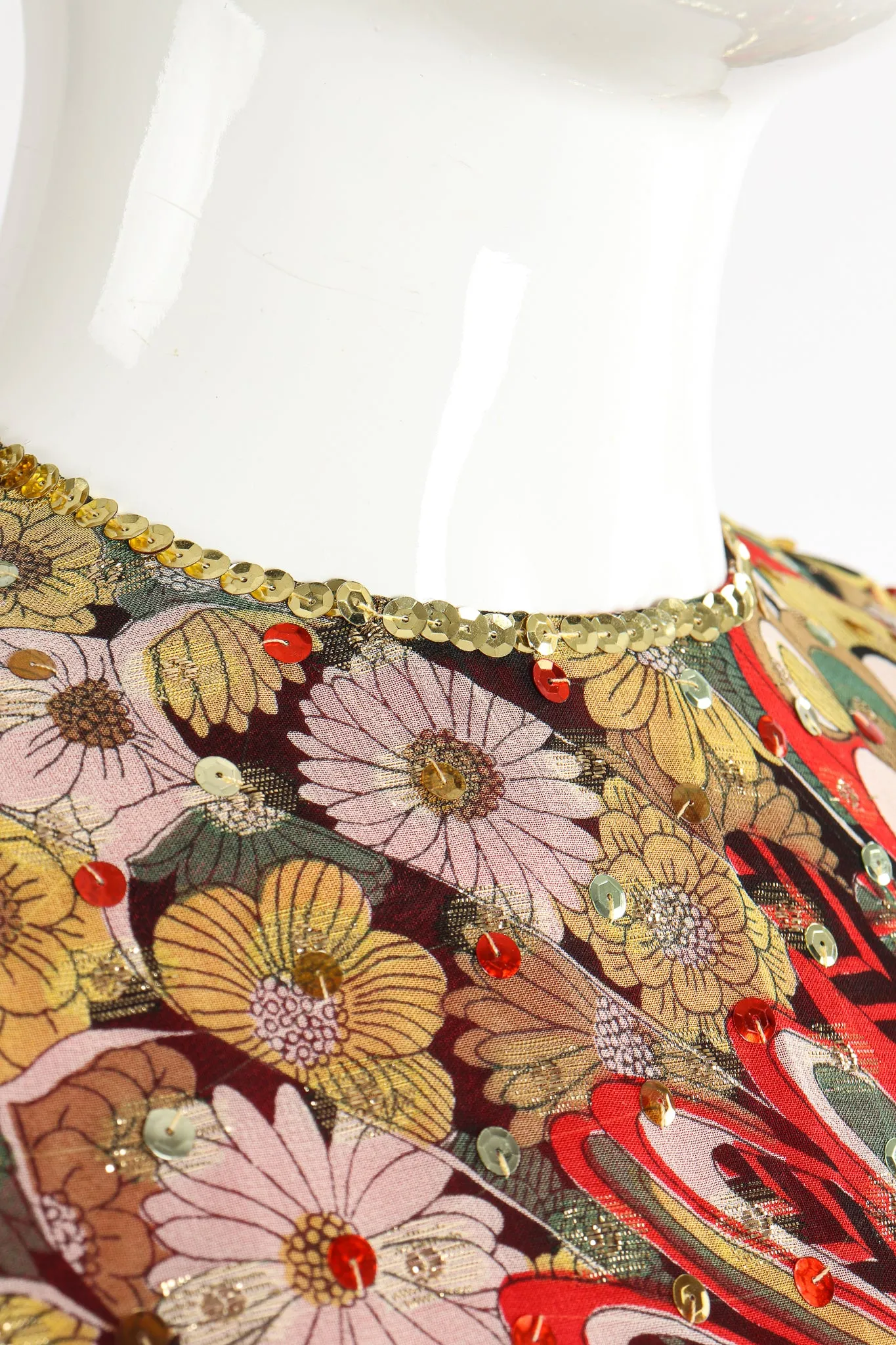 Belted Peacock Dress