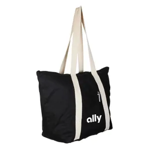 Black Full Wrap Handle Cotton Tote