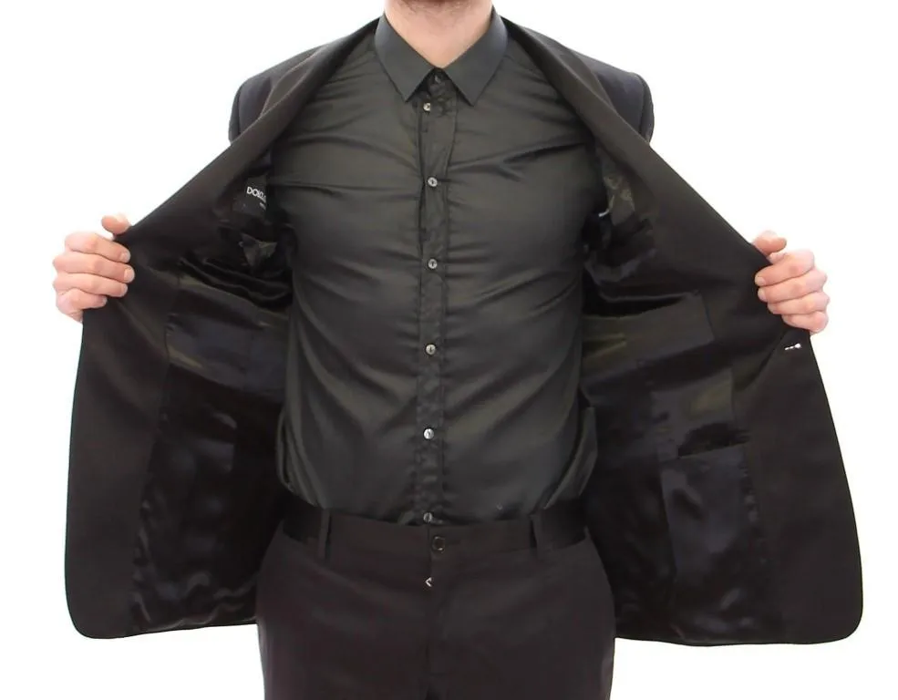Black GOLD slim smoking blazer