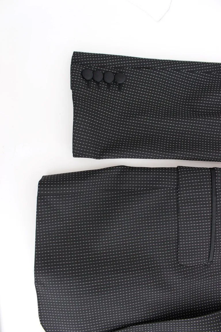 Black wool slim MARTINI blazer