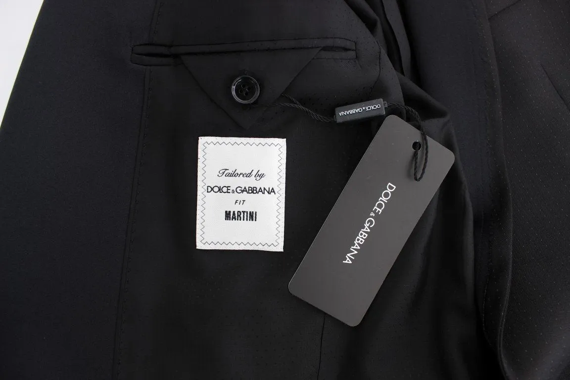 Black wool slim MARTINI blazer