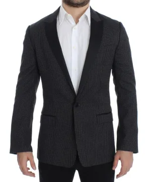 Black wool slim MARTINI blazer