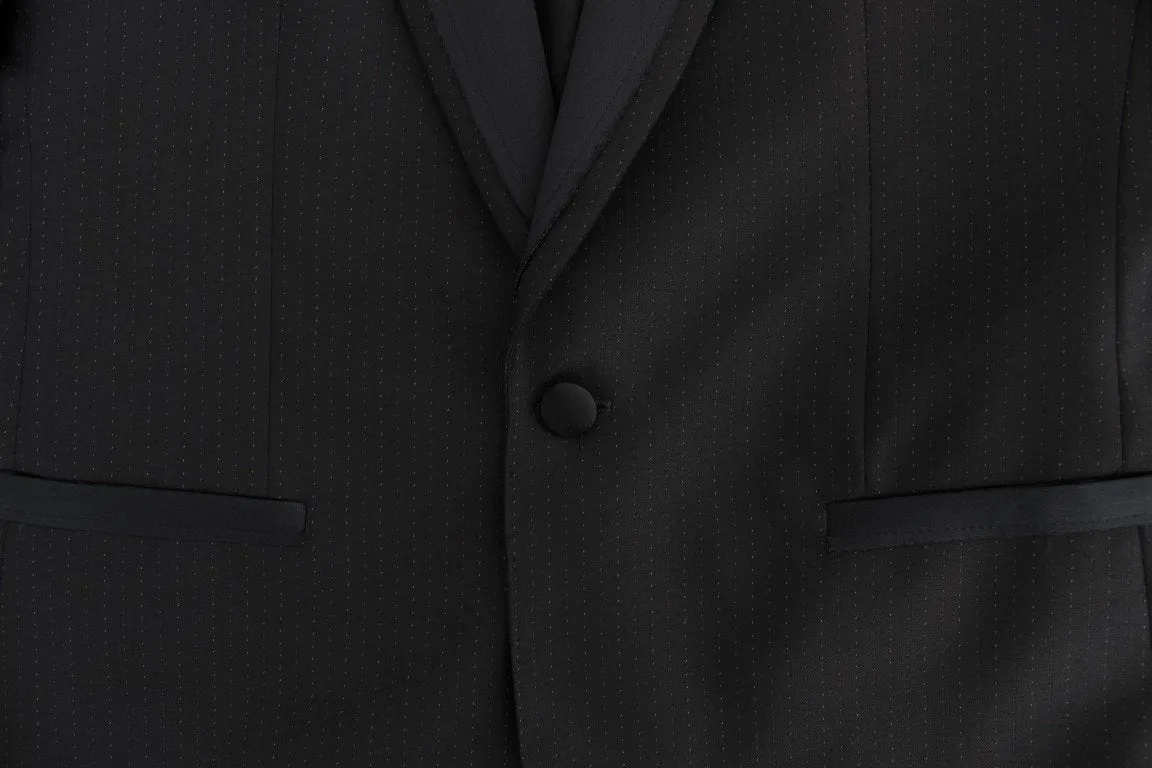 Black wool slim MARTINI blazer