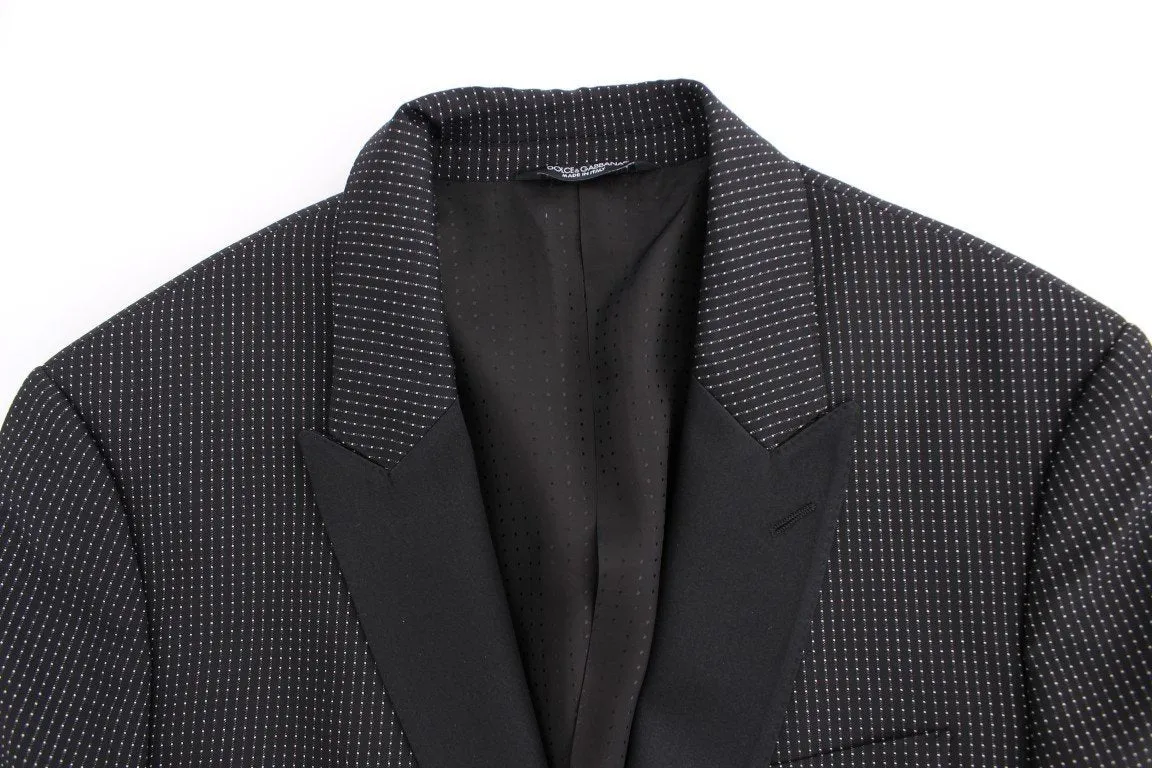 Black wool slim MARTINI blazer