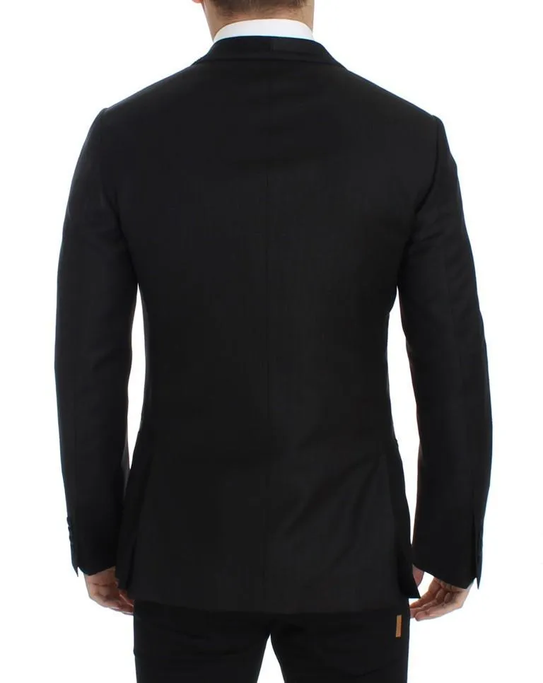 Black wool slim MARTINI blazer