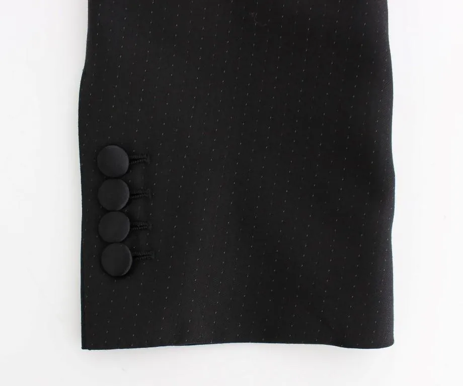 Black wool slim MARTINI blazer