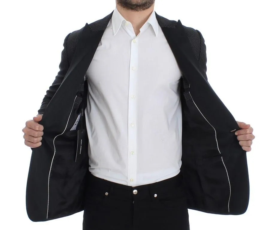 Black wool slim MARTINI blazer