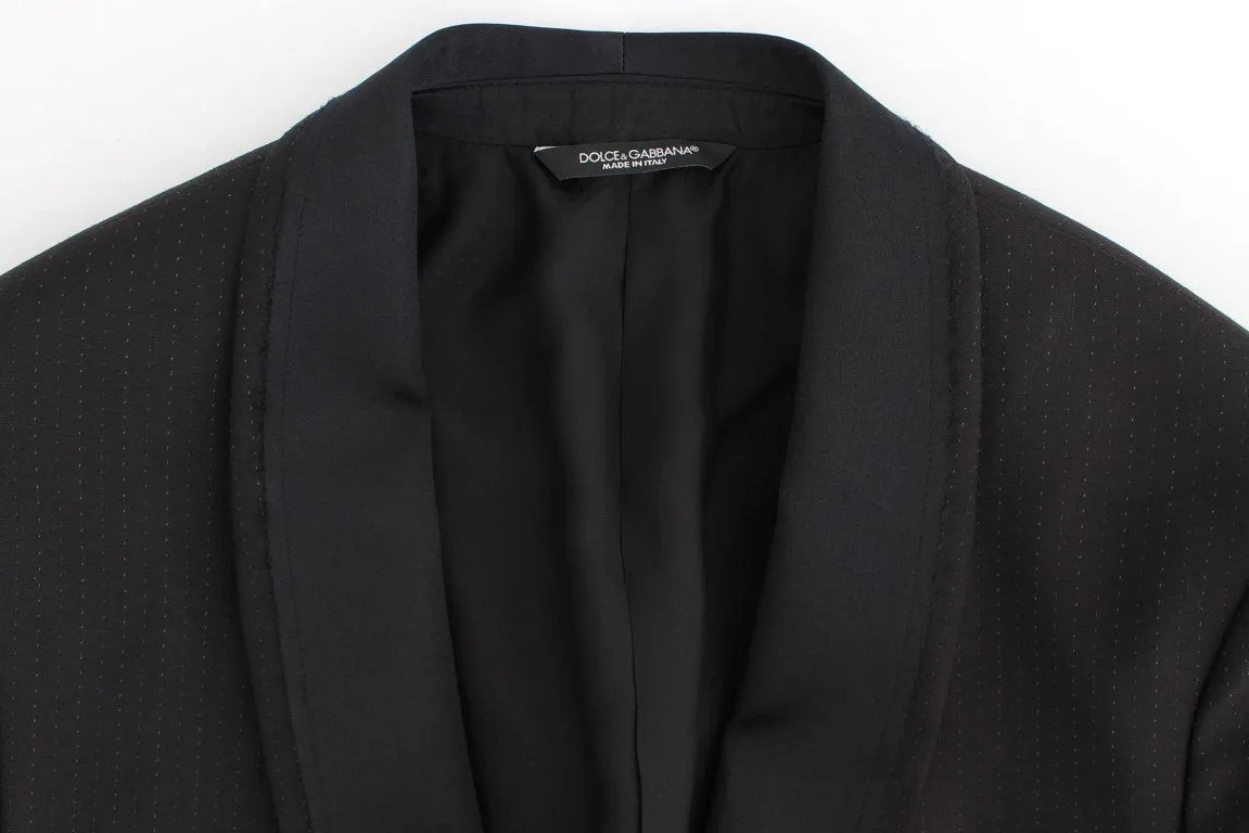 Black wool slim MARTINI blazer