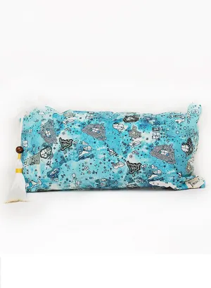 'Blue Sky' shag art pillow
